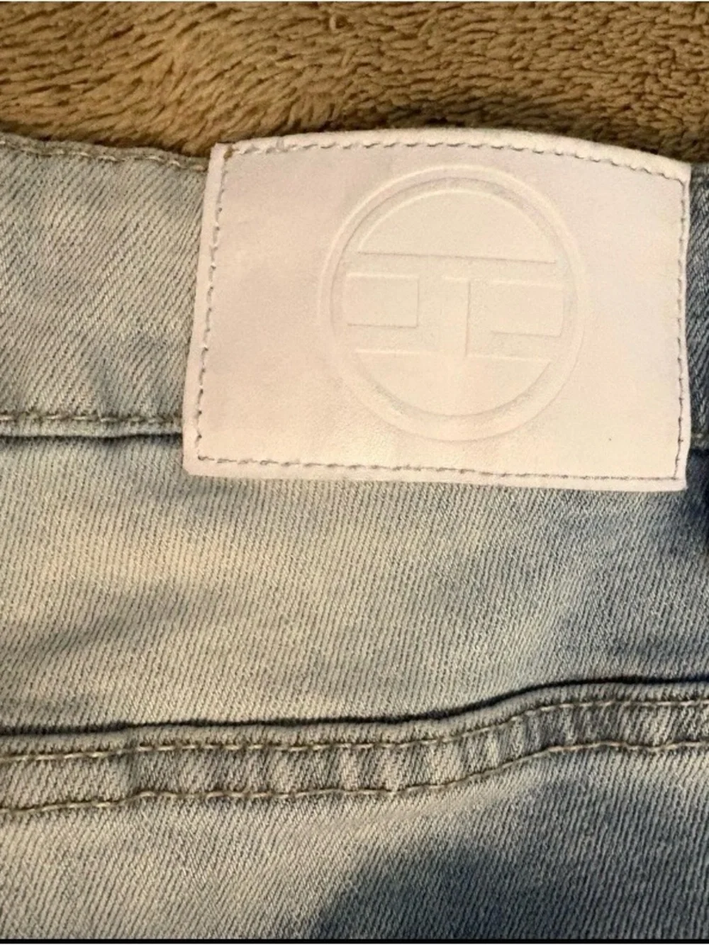 Jordan Craig Mens 36x32 Jeans Sean Slim Tapered Fit Distressed Blue Denim Ripped